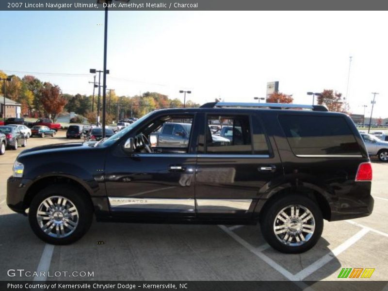 Dark Amethyst Metallic / Charcoal 2007 Lincoln Navigator Ultimate