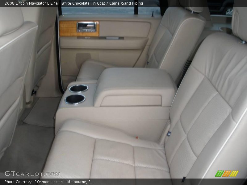 White Chocolate Tri Coat / Camel/Sand Piping 2008 Lincoln Navigator L Elite