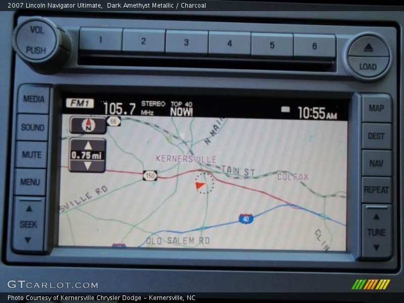 Dark Amethyst Metallic / Charcoal 2007 Lincoln Navigator Ultimate