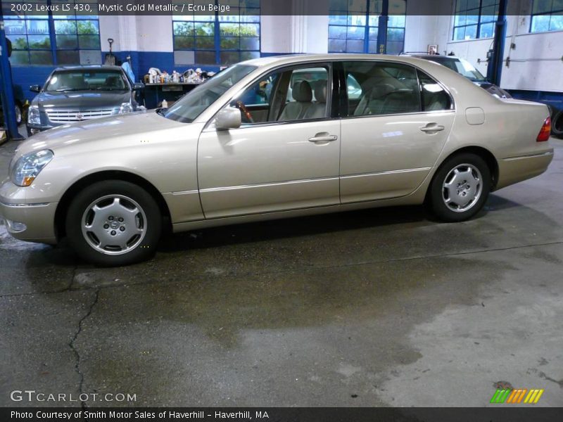 Mystic Gold Metallic / Ecru Beige 2002 Lexus LS 430