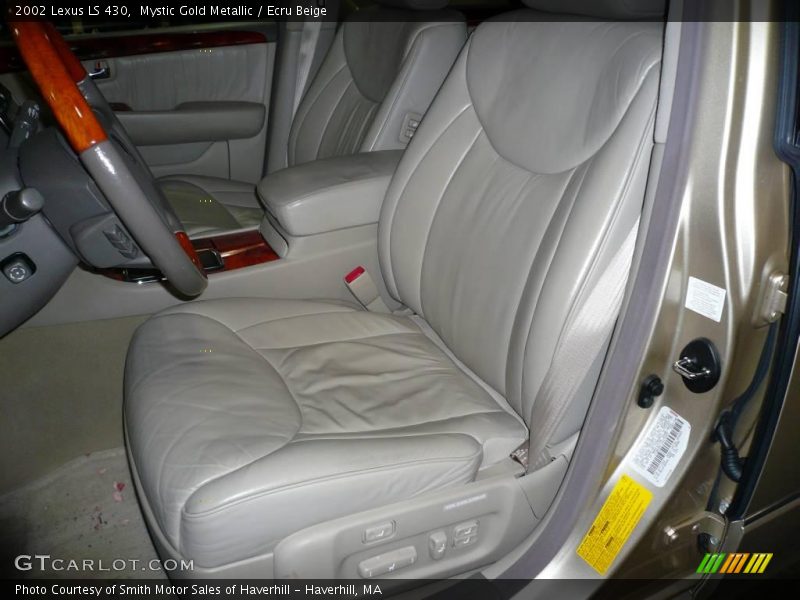 Mystic Gold Metallic / Ecru Beige 2002 Lexus LS 430