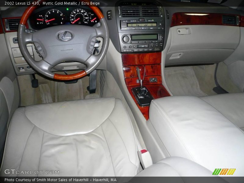 Mystic Gold Metallic / Ecru Beige 2002 Lexus LS 430