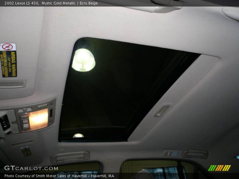 Mystic Gold Metallic / Ecru Beige 2002 Lexus LS 430