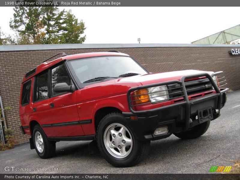 Rioja Red Metallic / Bahama Beige 1998 Land Rover Discovery LE