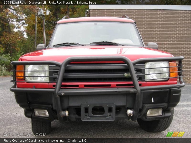 Rioja Red Metallic / Bahama Beige 1998 Land Rover Discovery LE