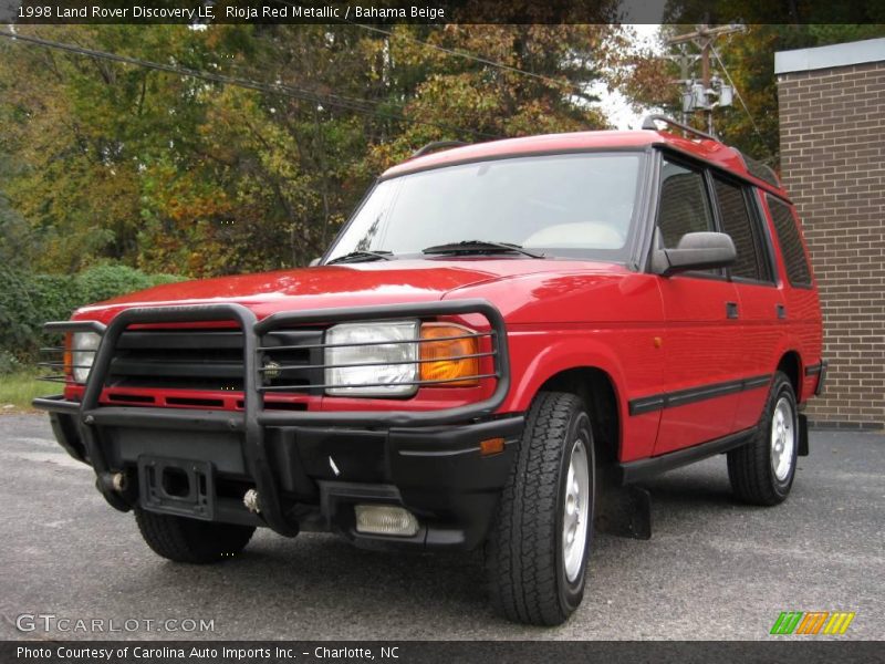 Rioja Red Metallic / Bahama Beige 1998 Land Rover Discovery LE