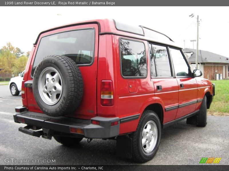 Rioja Red Metallic / Bahama Beige 1998 Land Rover Discovery LE
