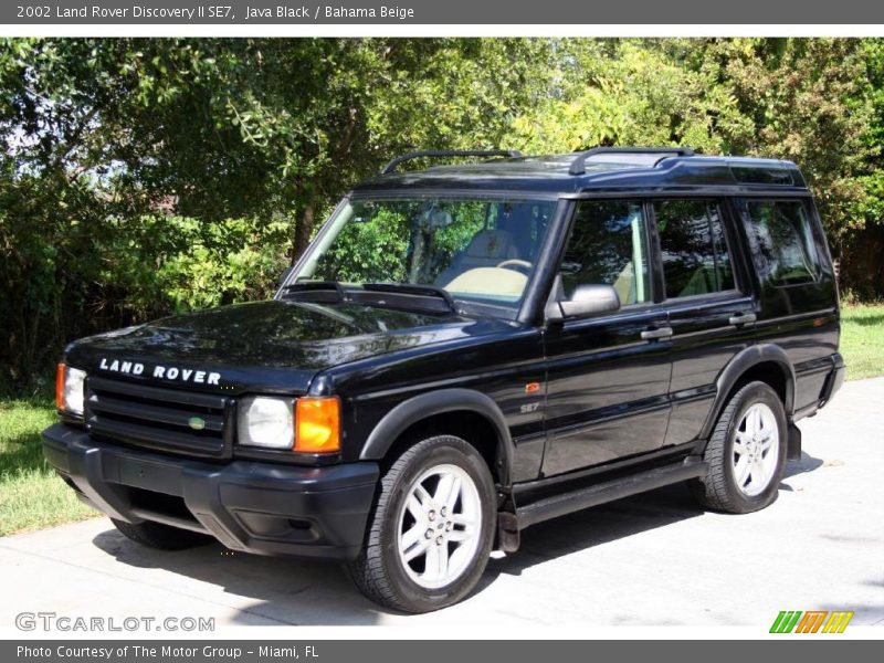 Java Black / Bahama Beige 2002 Land Rover Discovery II SE7