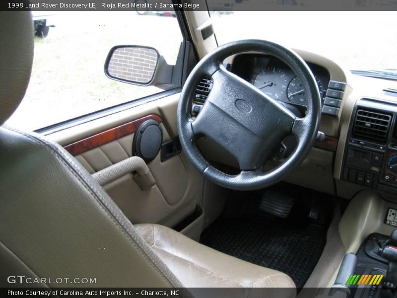 Rioja Red Metallic / Bahama Beige 1998 Land Rover Discovery LE