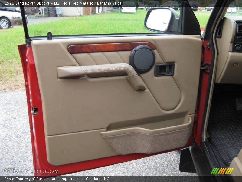 Rioja Red Metallic / Bahama Beige 1998 Land Rover Discovery LE