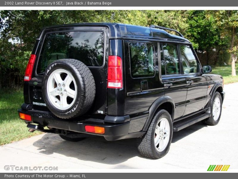 Java Black / Bahama Beige 2002 Land Rover Discovery II SE7