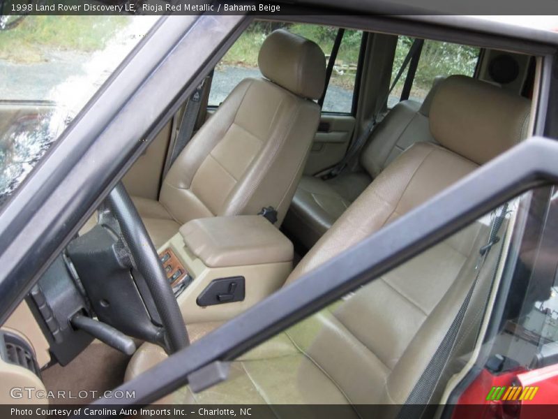 Rioja Red Metallic / Bahama Beige 1998 Land Rover Discovery LE