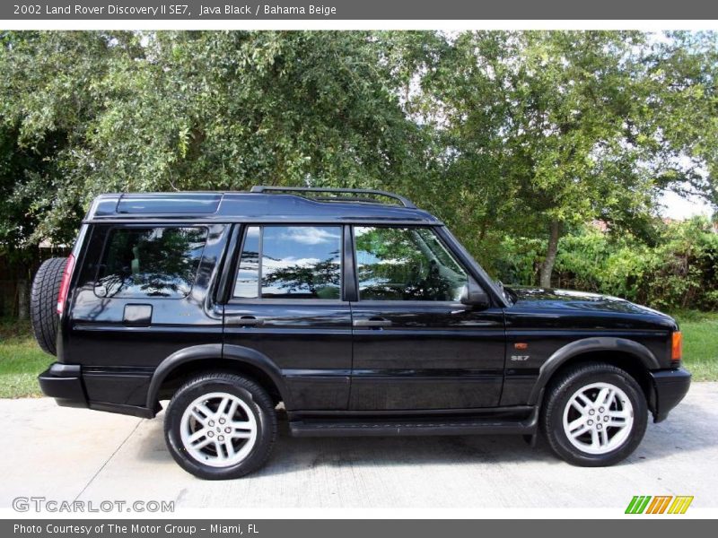 Java Black / Bahama Beige 2002 Land Rover Discovery II SE7