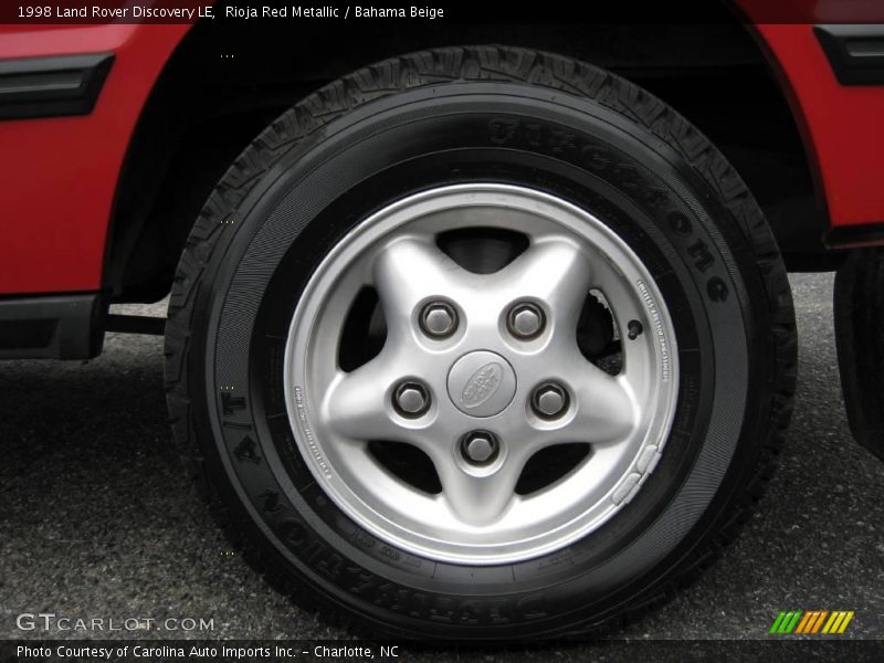 Rioja Red Metallic / Bahama Beige 1998 Land Rover Discovery LE