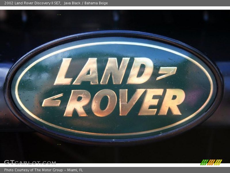 Java Black / Bahama Beige 2002 Land Rover Discovery II SE7