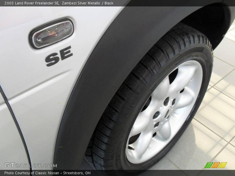 Zambezi Silver Metallic / Black 2003 Land Rover Freelander SE