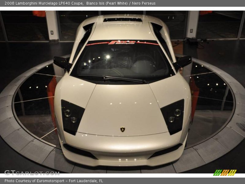 Bianco Isis (Pearl White) / Nero Perseus 2008 Lamborghini Murcielago LP640 Coupe