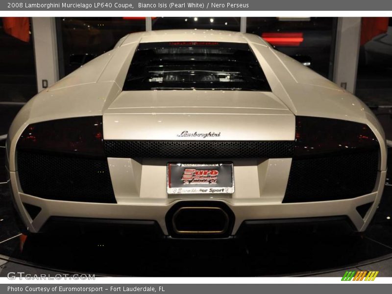 Bianco Isis (Pearl White) / Nero Perseus 2008 Lamborghini Murcielago LP640 Coupe