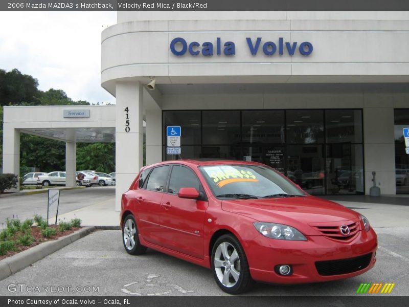 Velocity Red Mica / Black/Red 2006 Mazda MAZDA3 s Hatchback