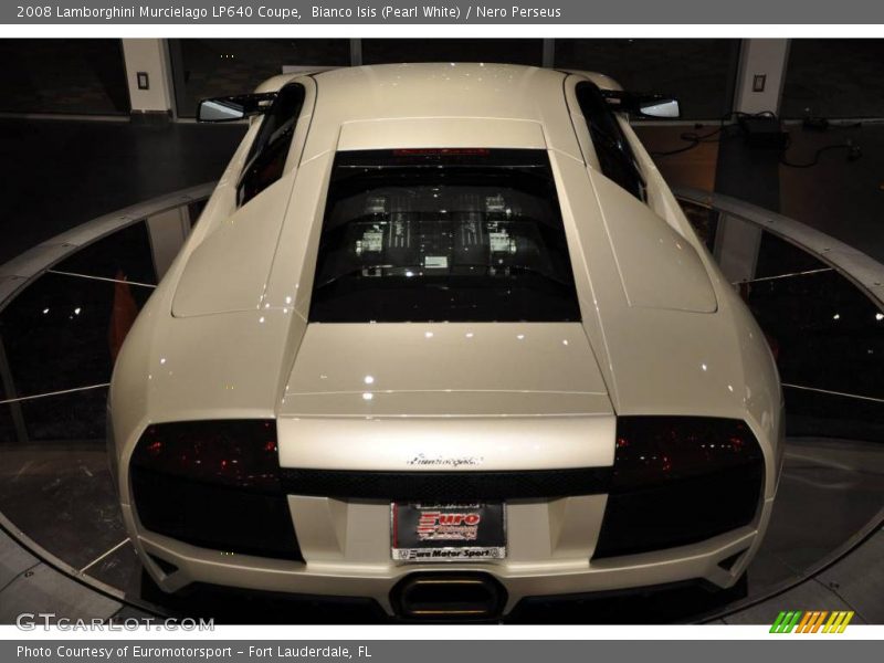 Bianco Isis (Pearl White) / Nero Perseus 2008 Lamborghini Murcielago LP640 Coupe