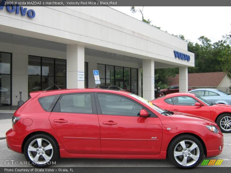Velocity Red Mica / Black/Red 2006 Mazda MAZDA3 s Hatchback