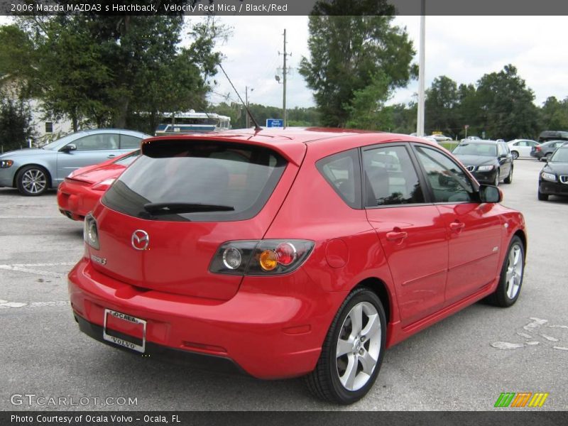 Velocity Red Mica / Black/Red 2006 Mazda MAZDA3 s Hatchback