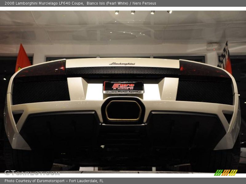 Bianco Isis (Pearl White) / Nero Perseus 2008 Lamborghini Murcielago LP640 Coupe