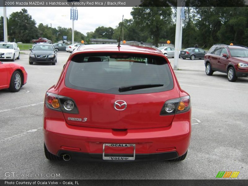 Velocity Red Mica / Black/Red 2006 Mazda MAZDA3 s Hatchback