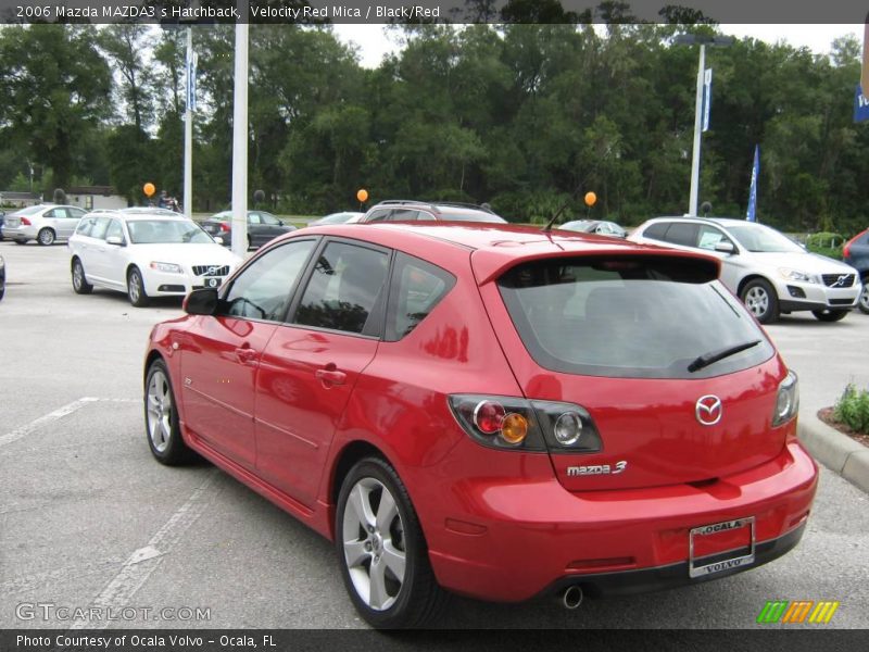 Velocity Red Mica / Black/Red 2006 Mazda MAZDA3 s Hatchback