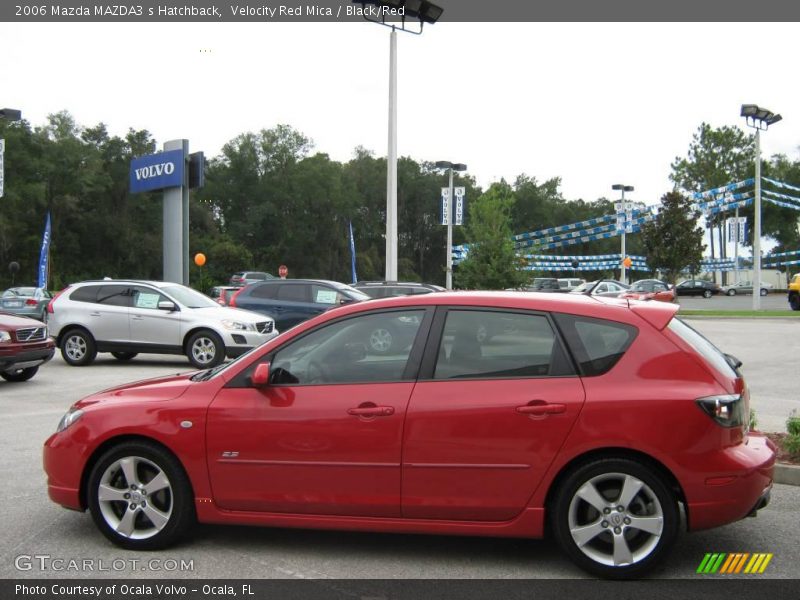 Velocity Red Mica / Black/Red 2006 Mazda MAZDA3 s Hatchback
