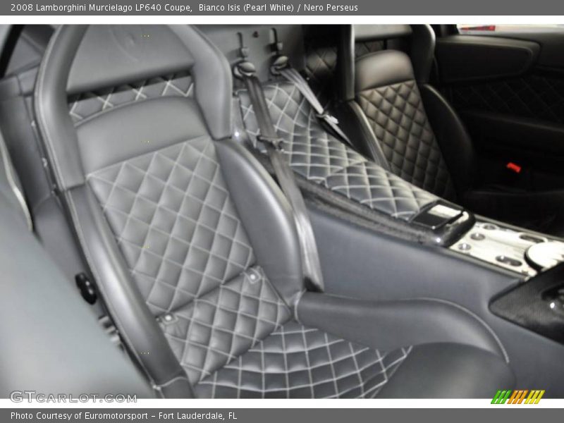 Bianco Isis (Pearl White) / Nero Perseus 2008 Lamborghini Murcielago LP640 Coupe
