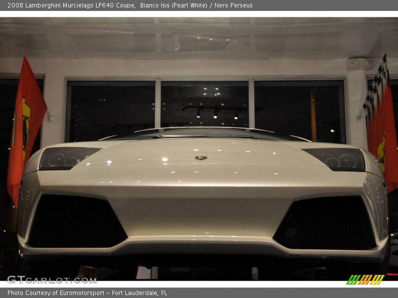 Bianco Isis (Pearl White) / Nero Perseus 2008 Lamborghini Murcielago LP640 Coupe