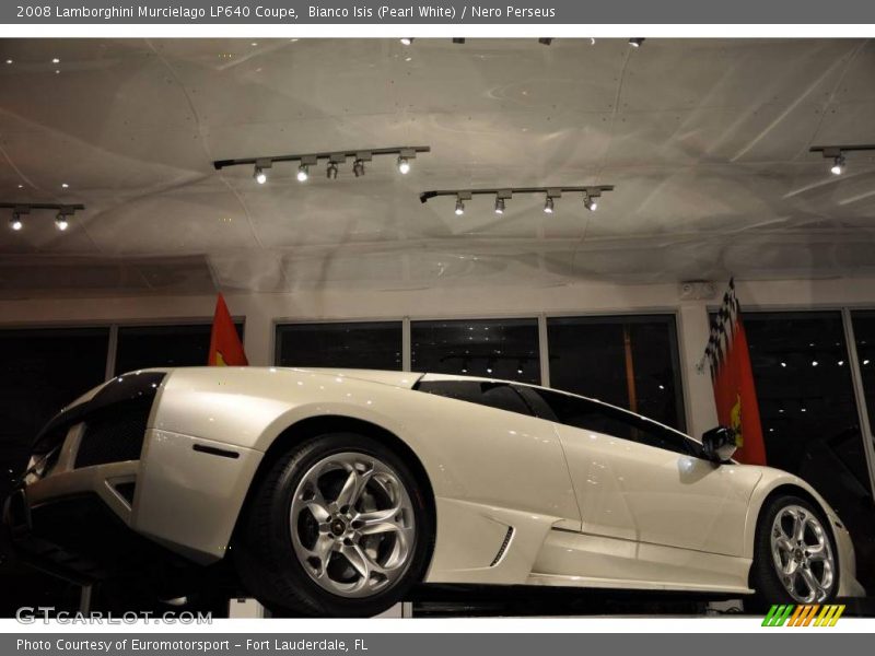 Bianco Isis (Pearl White) / Nero Perseus 2008 Lamborghini Murcielago LP640 Coupe