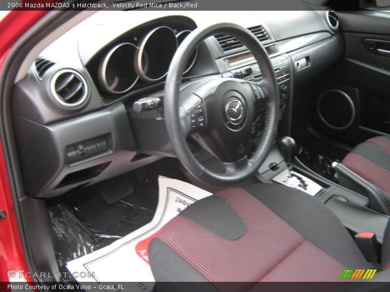 Velocity Red Mica / Black/Red 2006 Mazda MAZDA3 s Hatchback