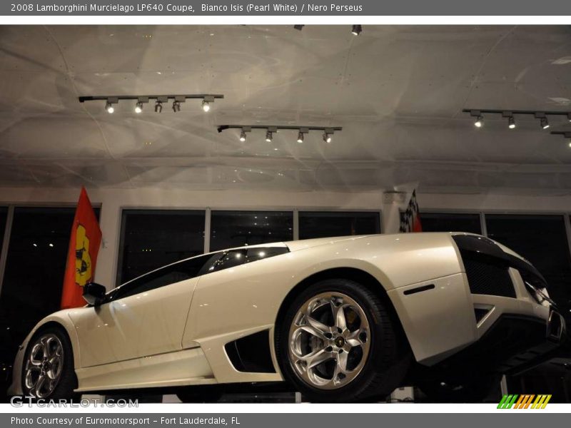 Bianco Isis (Pearl White) / Nero Perseus 2008 Lamborghini Murcielago LP640 Coupe