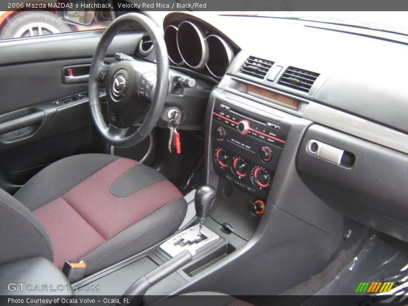 Velocity Red Mica / Black/Red 2006 Mazda MAZDA3 s Hatchback
