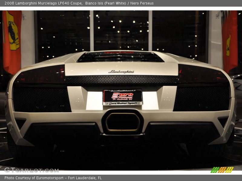 Bianco Isis (Pearl White) / Nero Perseus 2008 Lamborghini Murcielago LP640 Coupe