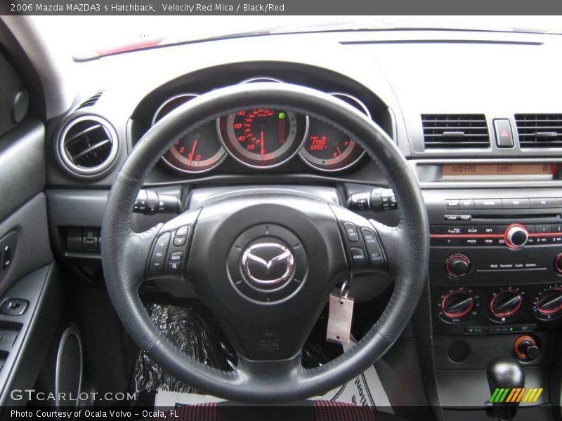 Velocity Red Mica / Black/Red 2006 Mazda MAZDA3 s Hatchback