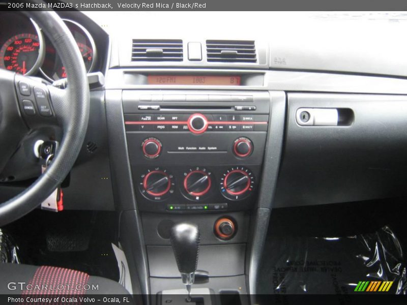 Velocity Red Mica / Black/Red 2006 Mazda MAZDA3 s Hatchback