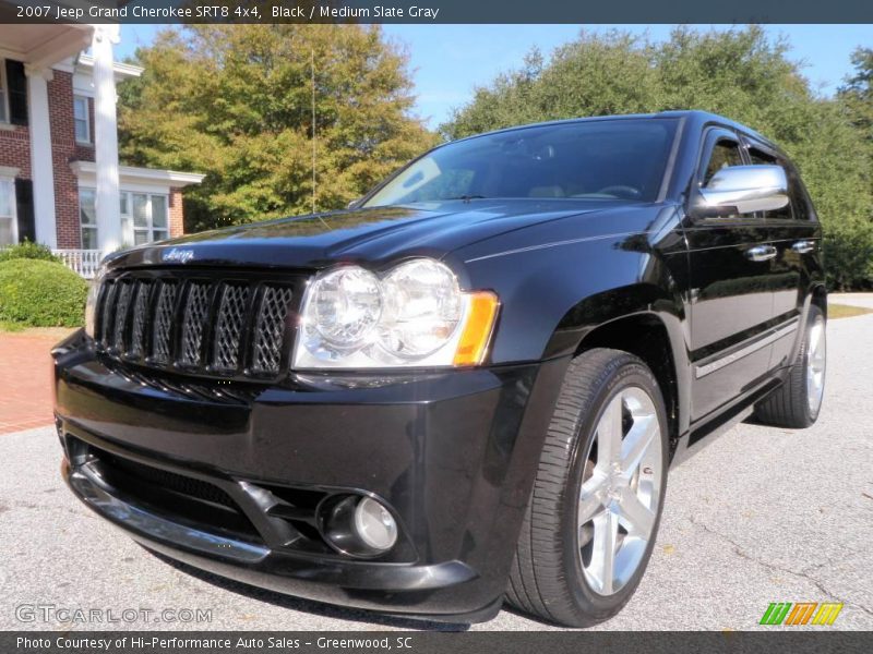 Black / Medium Slate Gray 2007 Jeep Grand Cherokee SRT8 4x4