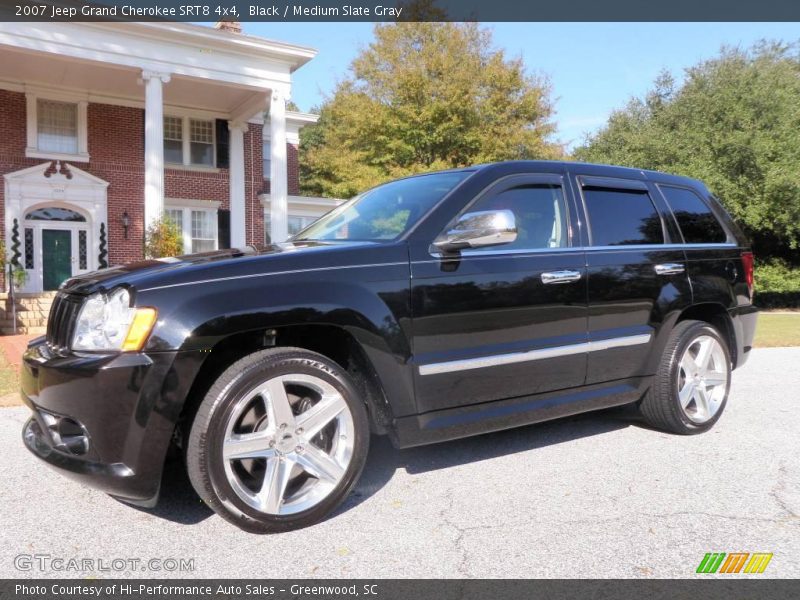 Black / Medium Slate Gray 2007 Jeep Grand Cherokee SRT8 4x4
