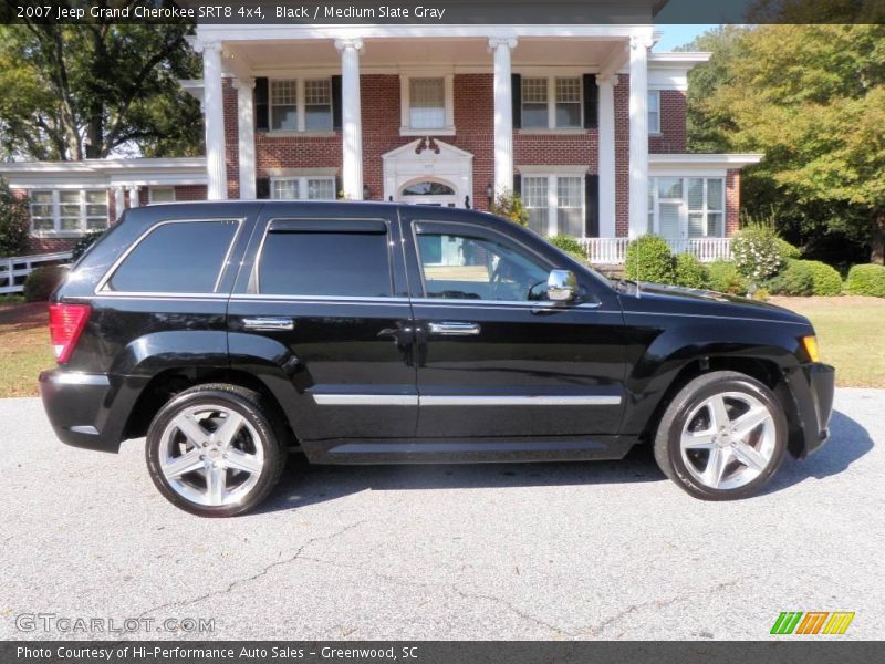 Black / Medium Slate Gray 2007 Jeep Grand Cherokee SRT8 4x4