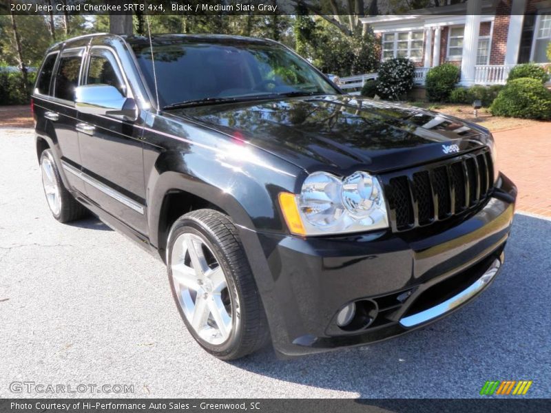 Black / Medium Slate Gray 2007 Jeep Grand Cherokee SRT8 4x4
