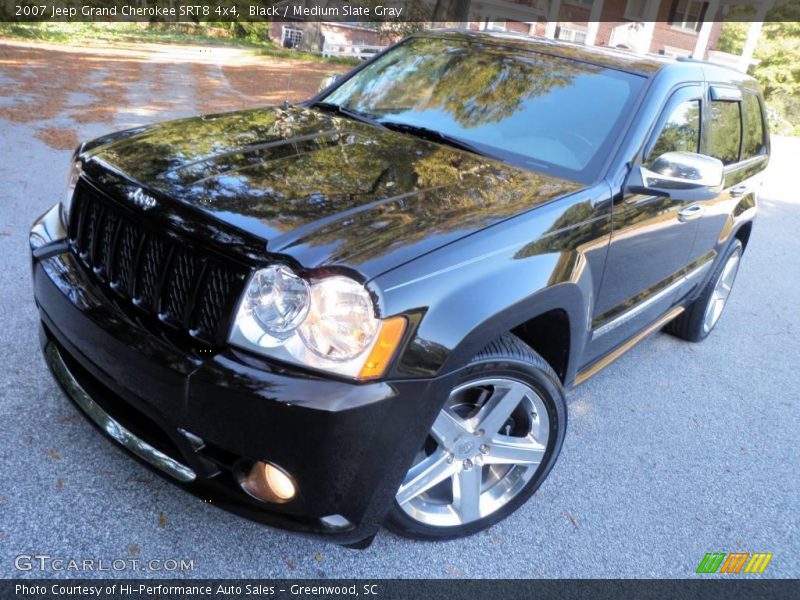 Black / Medium Slate Gray 2007 Jeep Grand Cherokee SRT8 4x4