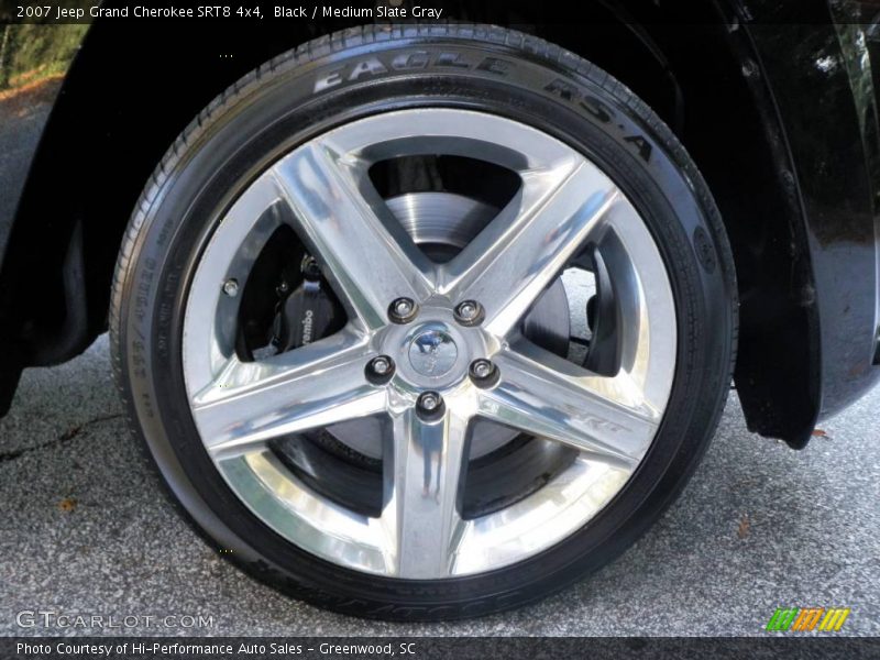 Black / Medium Slate Gray 2007 Jeep Grand Cherokee SRT8 4x4