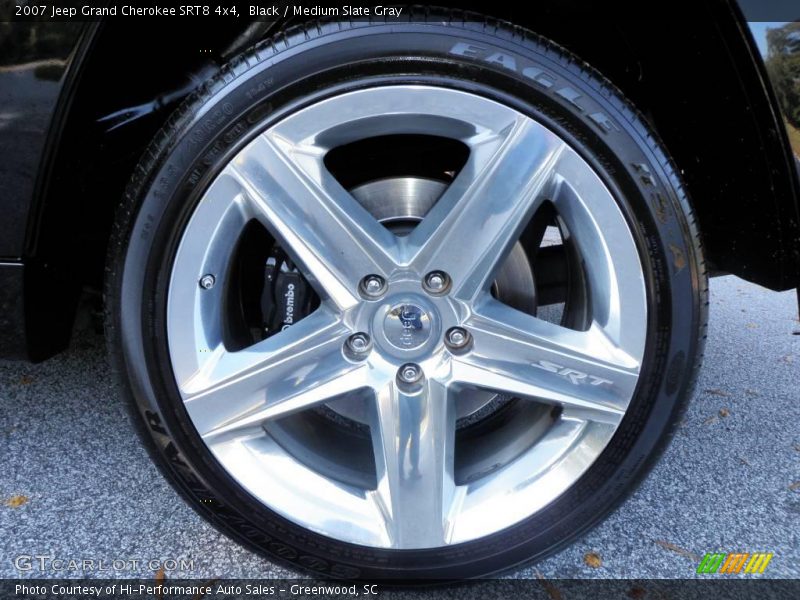 Black / Medium Slate Gray 2007 Jeep Grand Cherokee SRT8 4x4