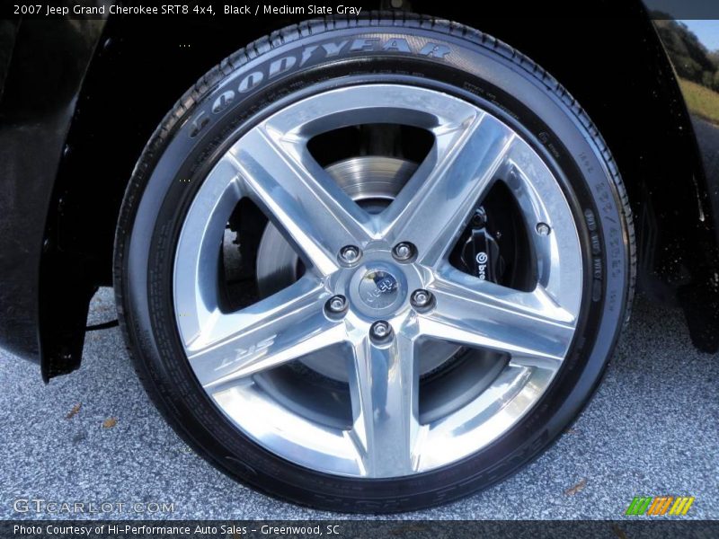 Black / Medium Slate Gray 2007 Jeep Grand Cherokee SRT8 4x4