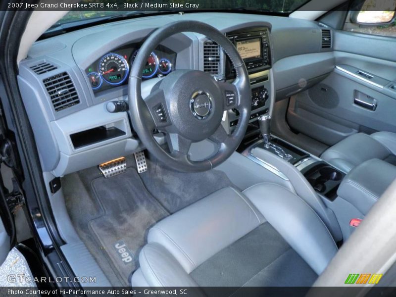 Black / Medium Slate Gray 2007 Jeep Grand Cherokee SRT8 4x4