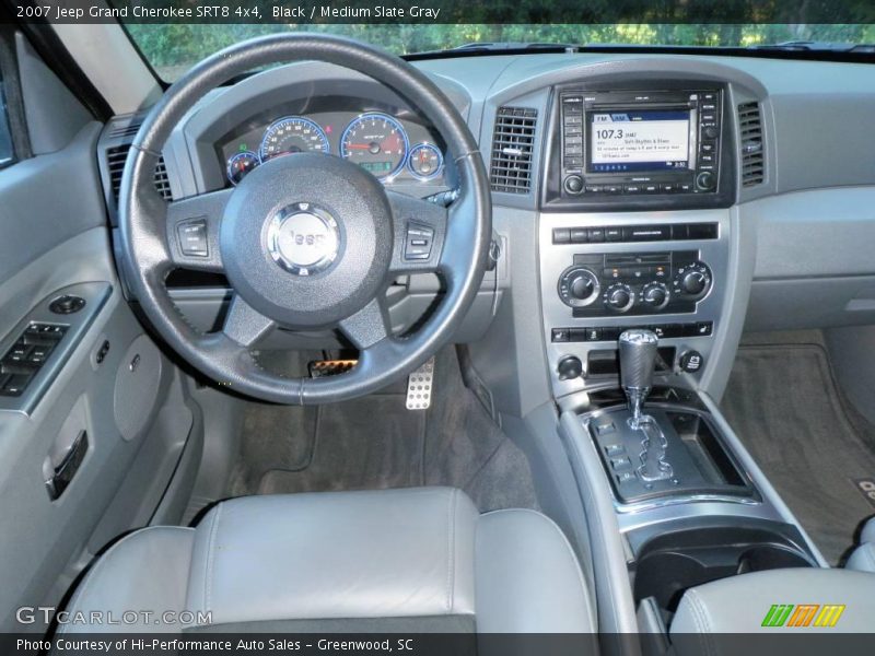 Black / Medium Slate Gray 2007 Jeep Grand Cherokee SRT8 4x4