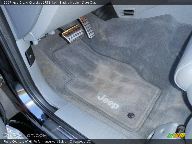 Black / Medium Slate Gray 2007 Jeep Grand Cherokee SRT8 4x4